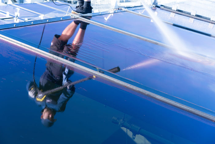 Fensterreinigung von Folien-Leipzig