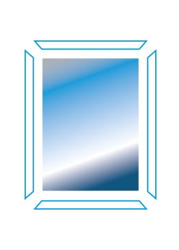 Randanbindung unterhalb der Glashalteleisten